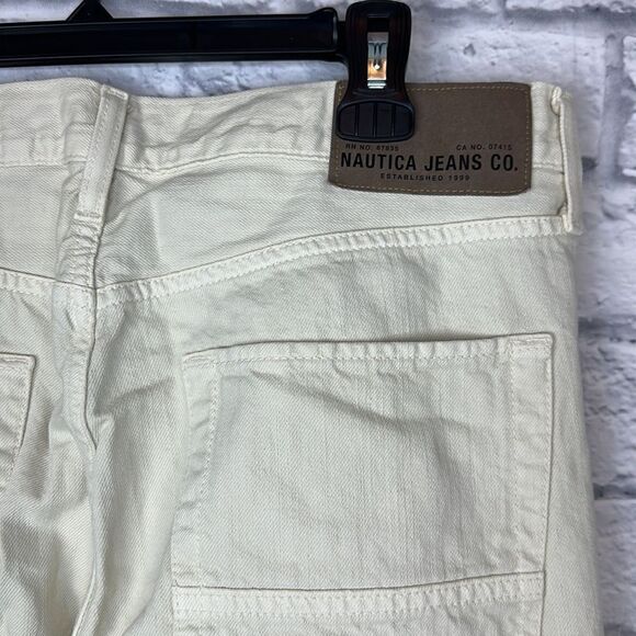 Nautica Men’s Ivory Straight Fit Jeans Size 34x32 - Picture 7 of 9